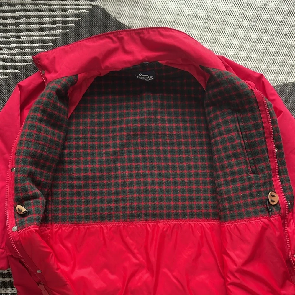 VINTAGE WOOLRICH - Cherry Red Parka/Coat - Picture 6 of 7